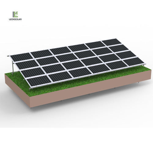 C Shaped Steel Ground PV System